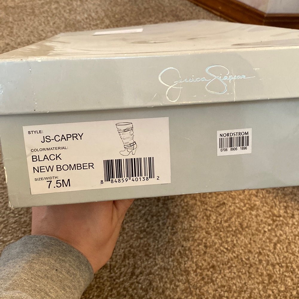 Jessica Simpson heeled boots with Buckels size 7.5